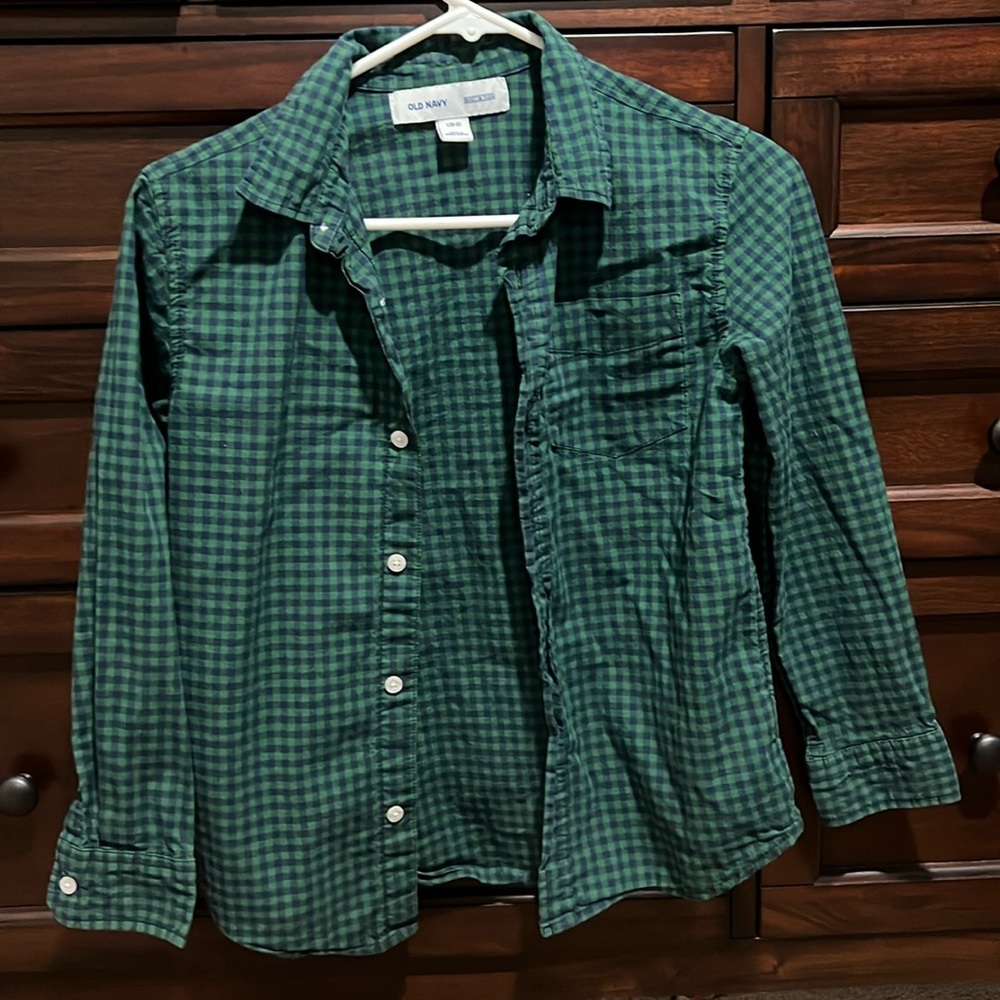 Old Navy boys button down shirt